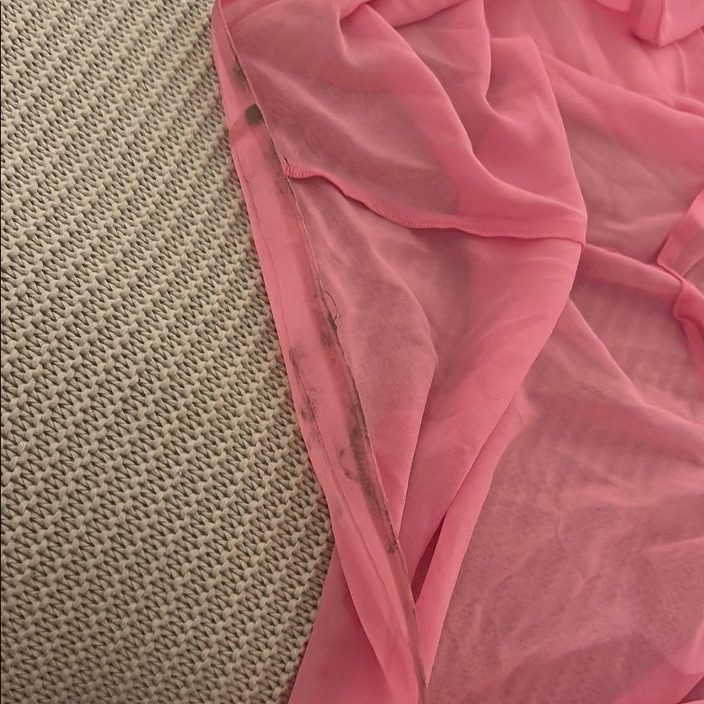 Hello Molly Pink Fun Strapless Formal Dress View 4
